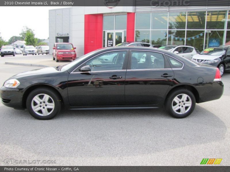 Black / Ebony 2010 Chevrolet Impala LS