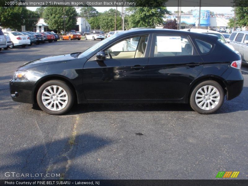 Obsidian Black Pearl / Ivory 2010 Subaru Impreza 2.5i Premium Wagon