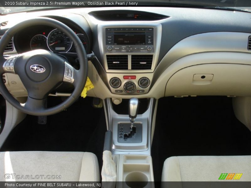 Obsidian Black Pearl / Ivory 2010 Subaru Impreza 2.5i Premium Wagon