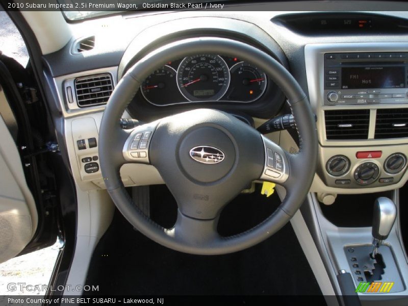 Obsidian Black Pearl / Ivory 2010 Subaru Impreza 2.5i Premium Wagon