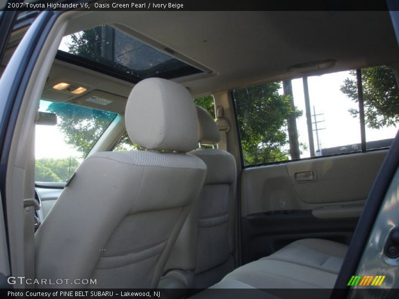 Oasis Green Pearl / Ivory Beige 2007 Toyota Highlander V6