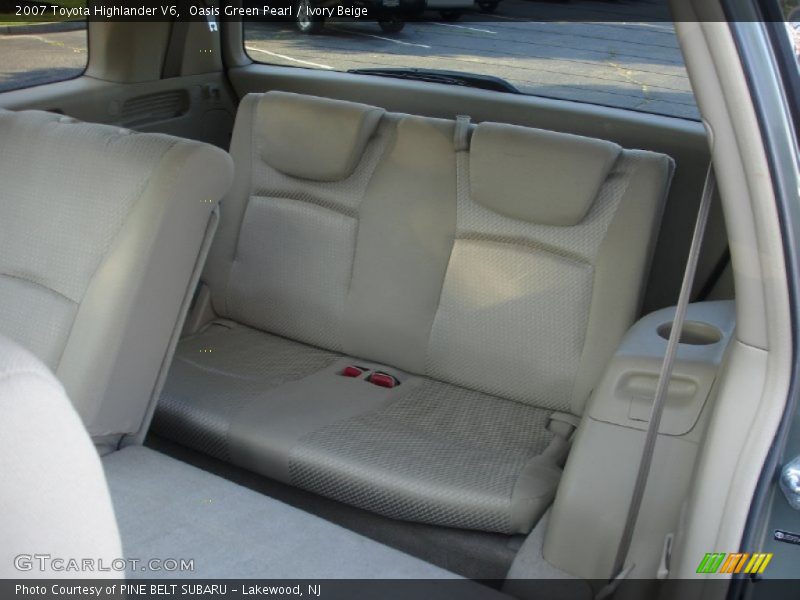 Oasis Green Pearl / Ivory Beige 2007 Toyota Highlander V6