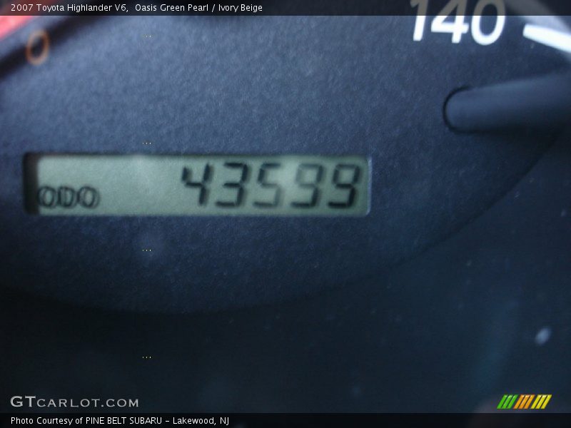 Oasis Green Pearl / Ivory Beige 2007 Toyota Highlander V6