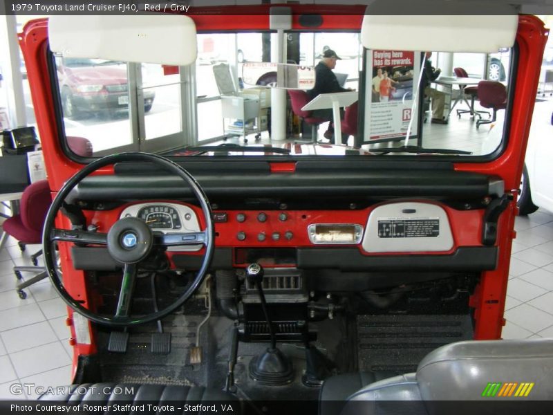 Red / Gray 1979 Toyota Land Cruiser FJ40