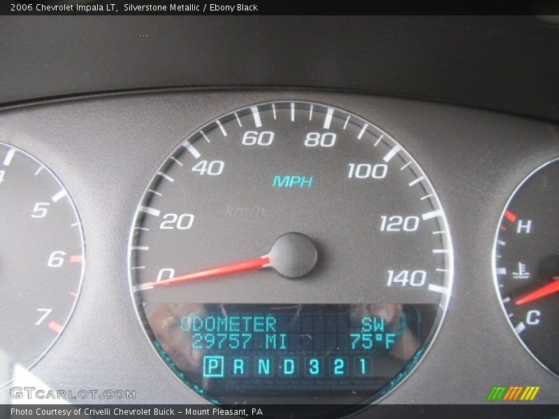 Silverstone Metallic / Ebony Black 2006 Chevrolet Impala LT