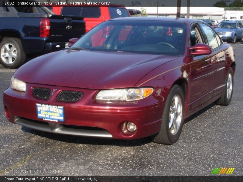 Redfire Metallic / Gray 2002 Pontiac Grand Prix GT Sedan