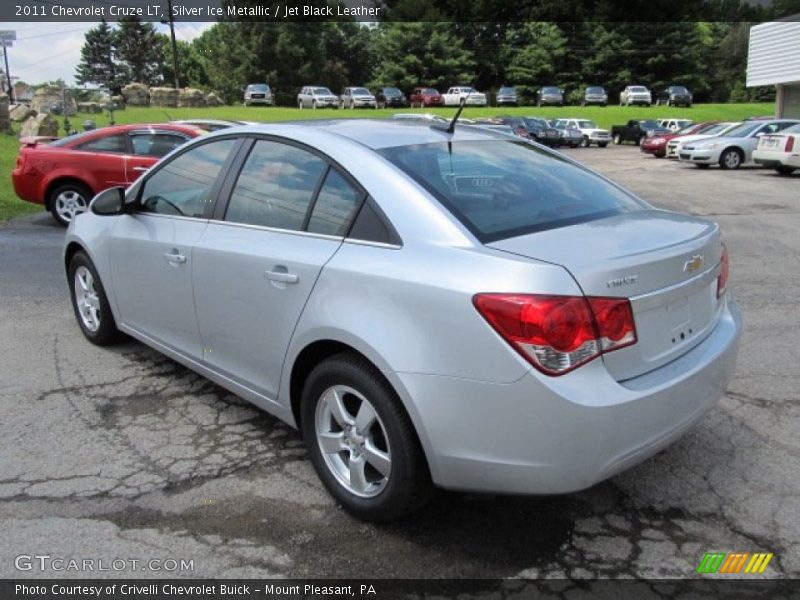 Silver Ice Metallic / Jet Black Leather 2011 Chevrolet Cruze LT
