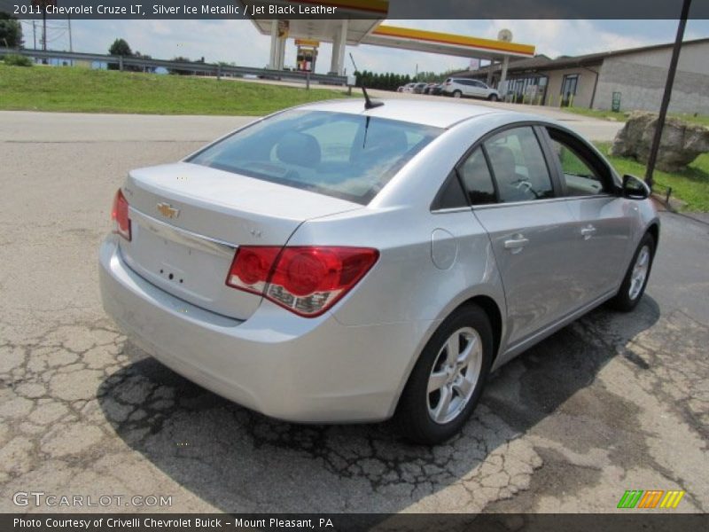 Silver Ice Metallic / Jet Black Leather 2011 Chevrolet Cruze LT