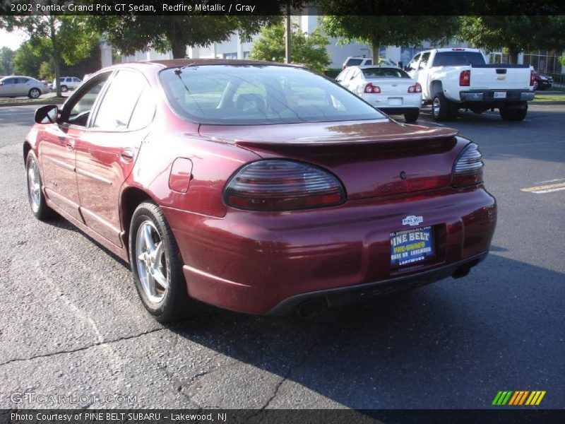 Redfire Metallic / Gray 2002 Pontiac Grand Prix GT Sedan