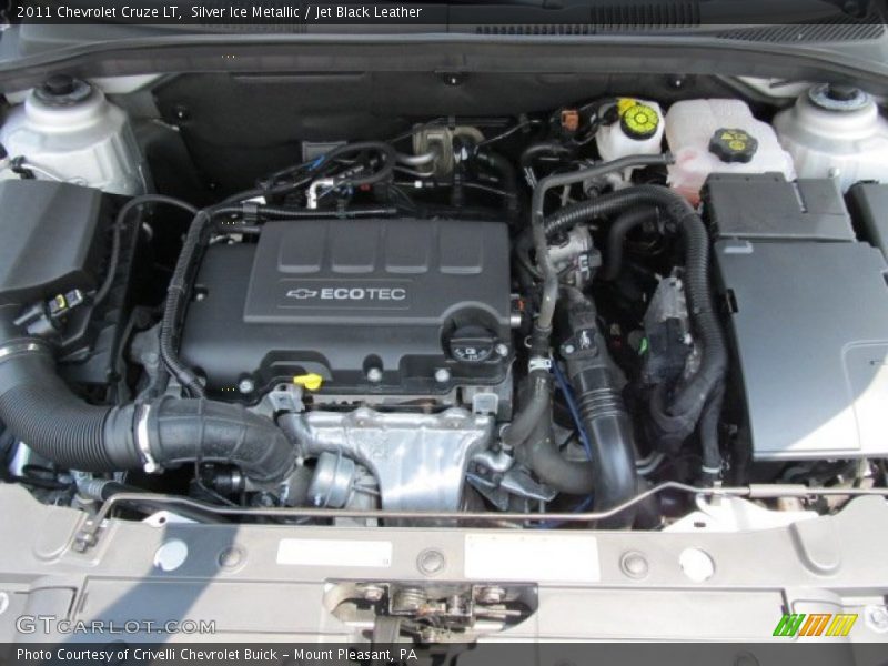 Silver Ice Metallic / Jet Black Leather 2011 Chevrolet Cruze LT