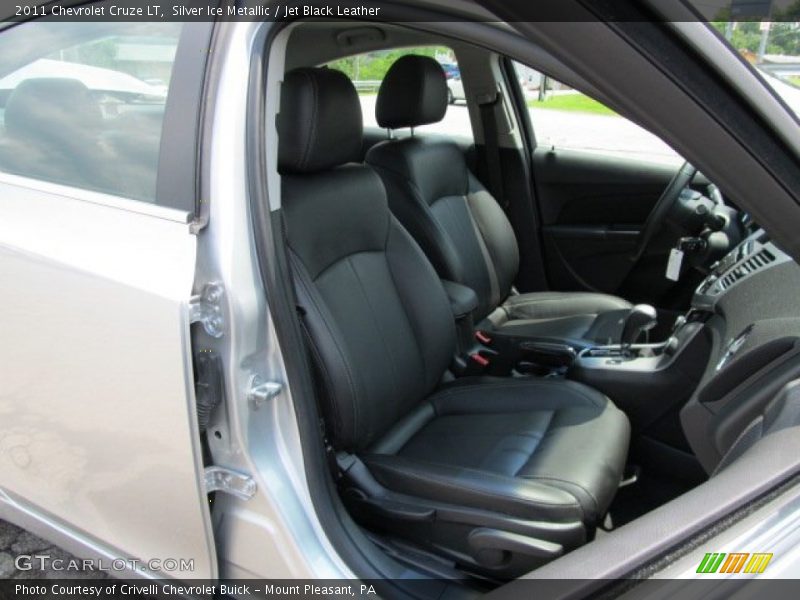Silver Ice Metallic / Jet Black Leather 2011 Chevrolet Cruze LT