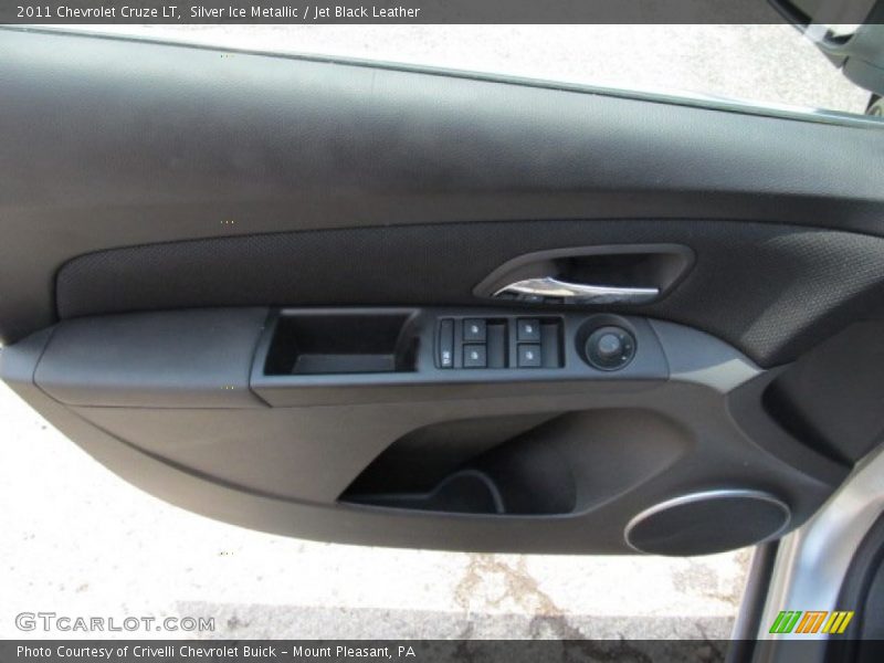 Silver Ice Metallic / Jet Black Leather 2011 Chevrolet Cruze LT