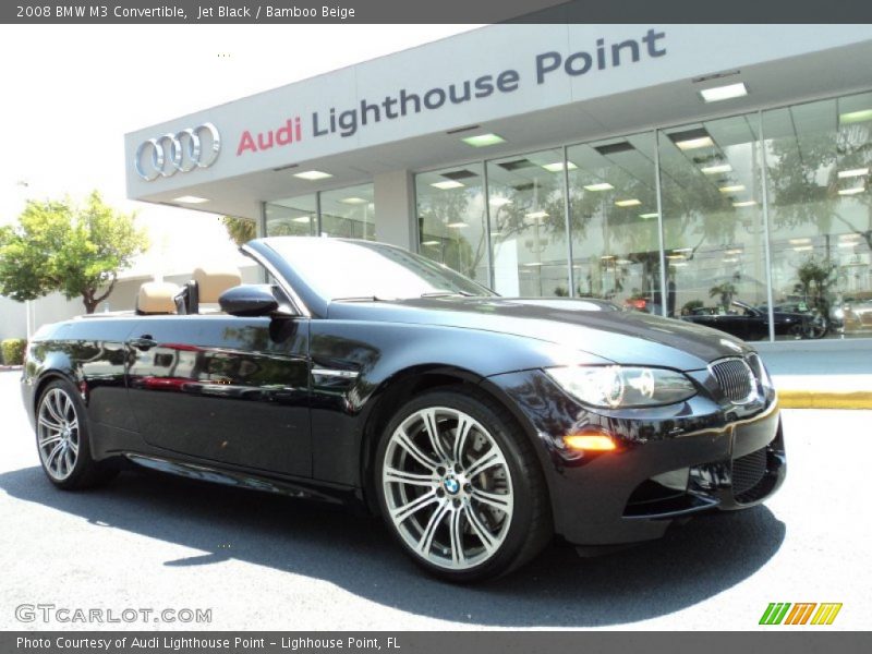 Jet Black / Bamboo Beige 2008 BMW M3 Convertible