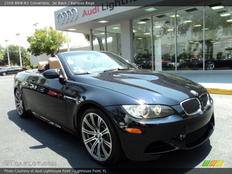 Jet Black / Bamboo Beige 2008 BMW M3 Convertible