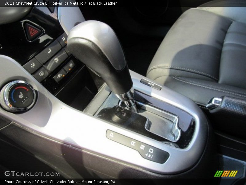 Silver Ice Metallic / Jet Black Leather 2011 Chevrolet Cruze LT
