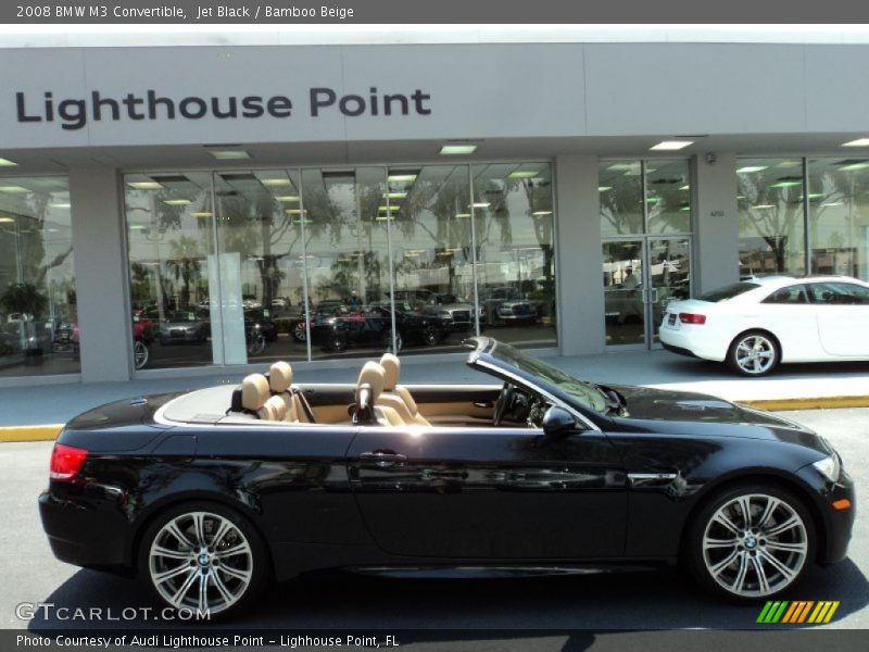 Jet Black / Bamboo Beige 2008 BMW M3 Convertible