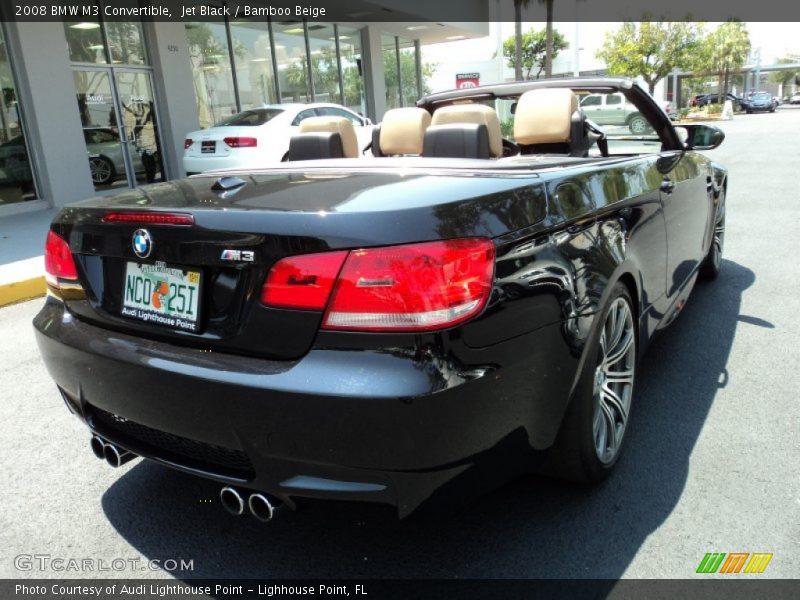 Jet Black / Bamboo Beige 2008 BMW M3 Convertible