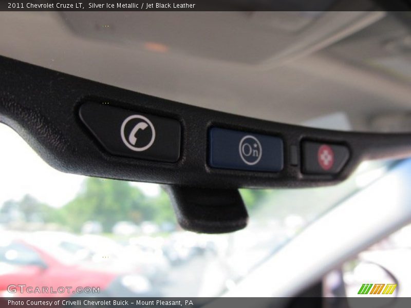 Silver Ice Metallic / Jet Black Leather 2011 Chevrolet Cruze LT