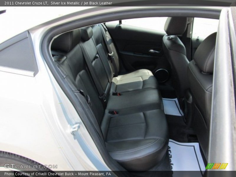 Silver Ice Metallic / Jet Black Leather 2011 Chevrolet Cruze LT