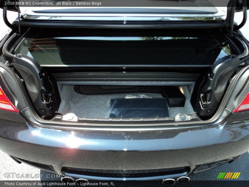 Jet Black / Bamboo Beige 2008 BMW M3 Convertible