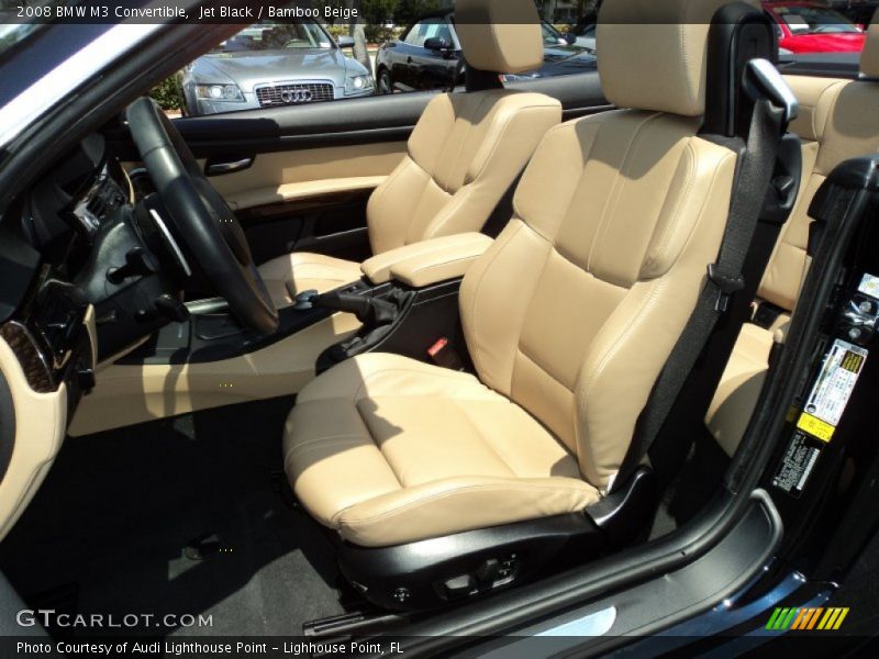 Jet Black / Bamboo Beige 2008 BMW M3 Convertible
