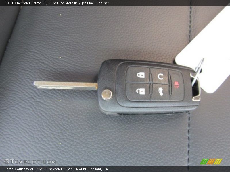 Silver Ice Metallic / Jet Black Leather 2011 Chevrolet Cruze LT