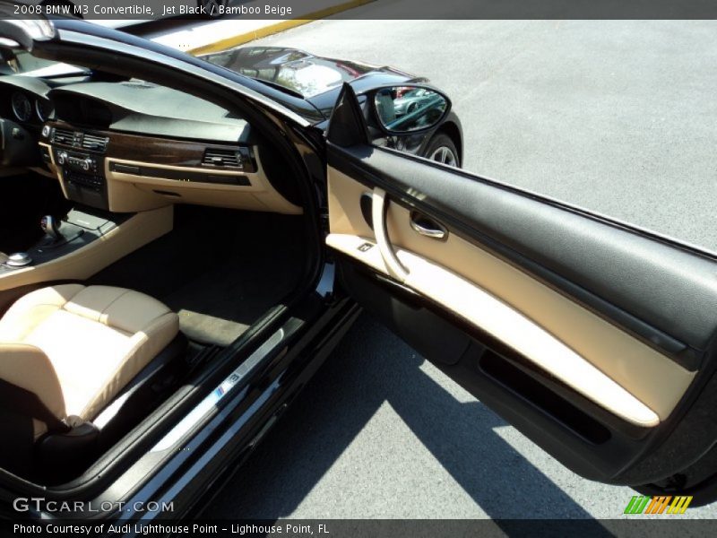 Jet Black / Bamboo Beige 2008 BMW M3 Convertible