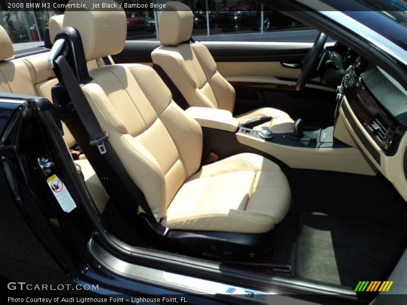 Jet Black / Bamboo Beige 2008 BMW M3 Convertible