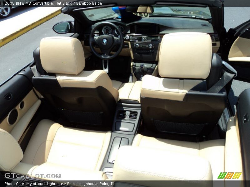Jet Black / Bamboo Beige 2008 BMW M3 Convertible