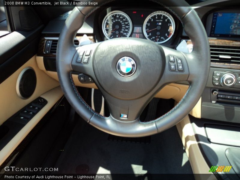 Jet Black / Bamboo Beige 2008 BMW M3 Convertible