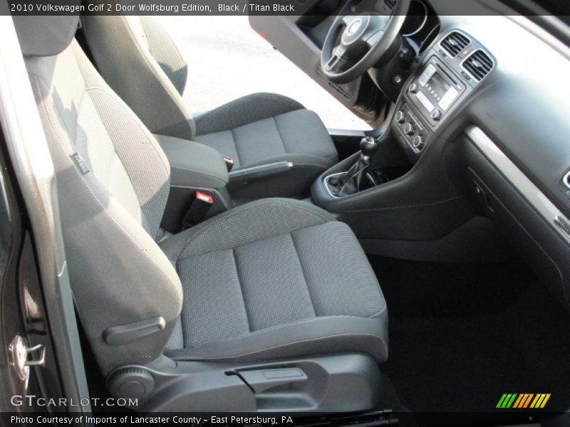  2010 Golf 2 Door Wolfsburg Edition Titan Black Interior