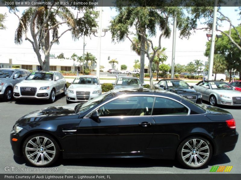 Jet Black / Bamboo Beige 2008 BMW M3 Convertible