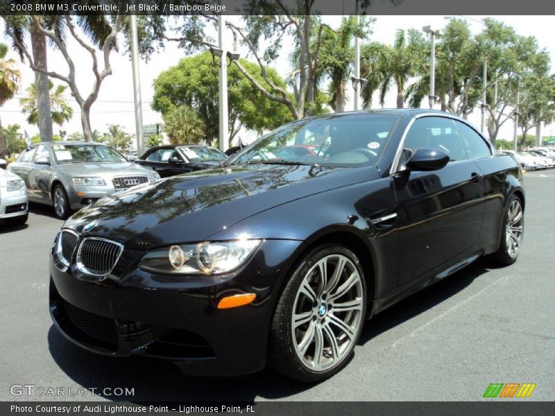 Jet Black / Bamboo Beige 2008 BMW M3 Convertible