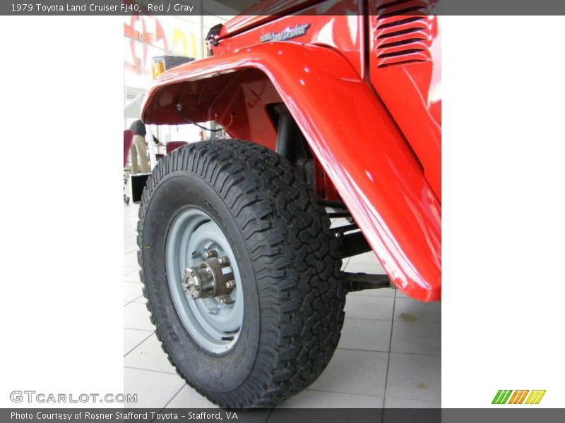 Red / Gray 1979 Toyota Land Cruiser FJ40