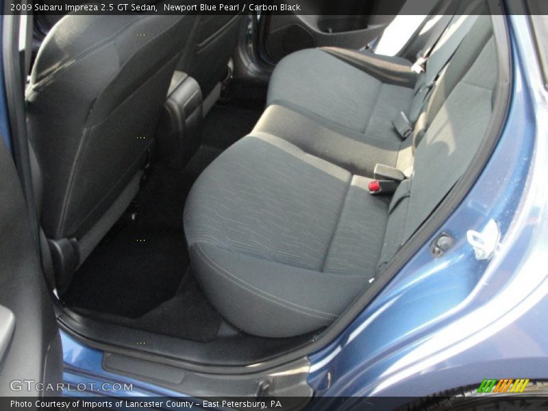 Newport Blue Pearl / Carbon Black 2009 Subaru Impreza 2.5 GT Sedan
