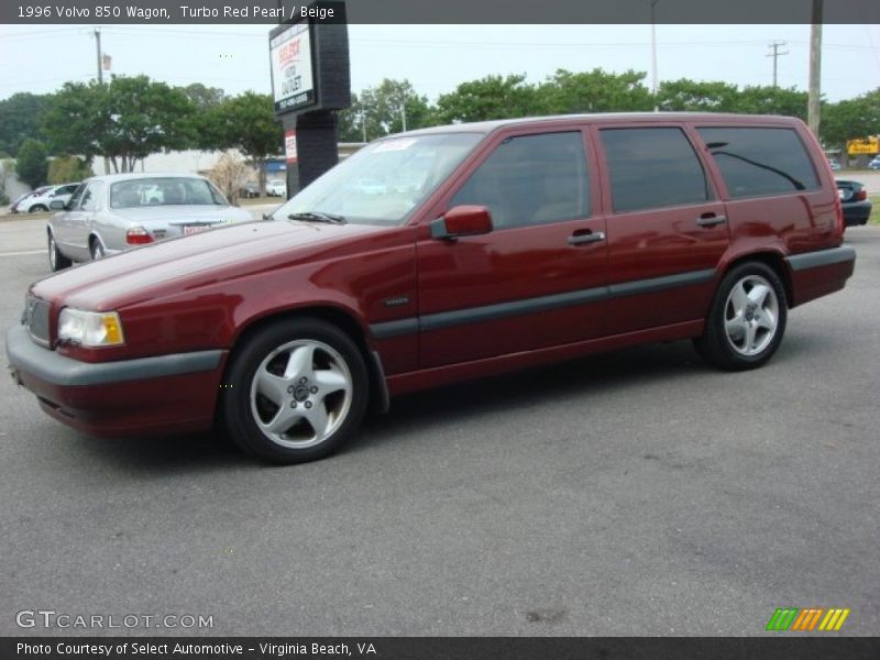 Turbo Red Pearl / Beige 1996 Volvo 850 Wagon