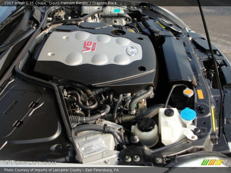 Liquid Platinum Metallic / Graphite Black 2007 Infiniti G 35 Coupe
