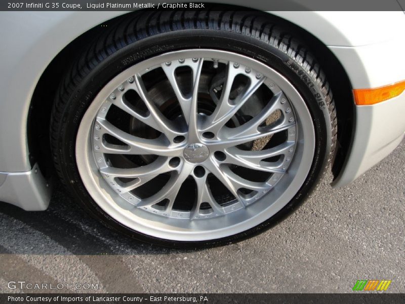 Liquid Platinum Metallic / Graphite Black 2007 Infiniti G 35 Coupe
