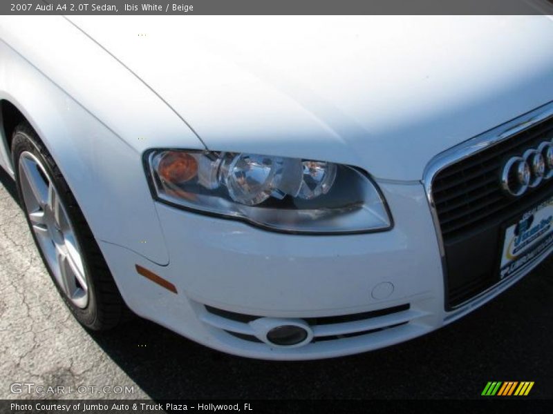 Ibis White / Beige 2007 Audi A4 2.0T Sedan