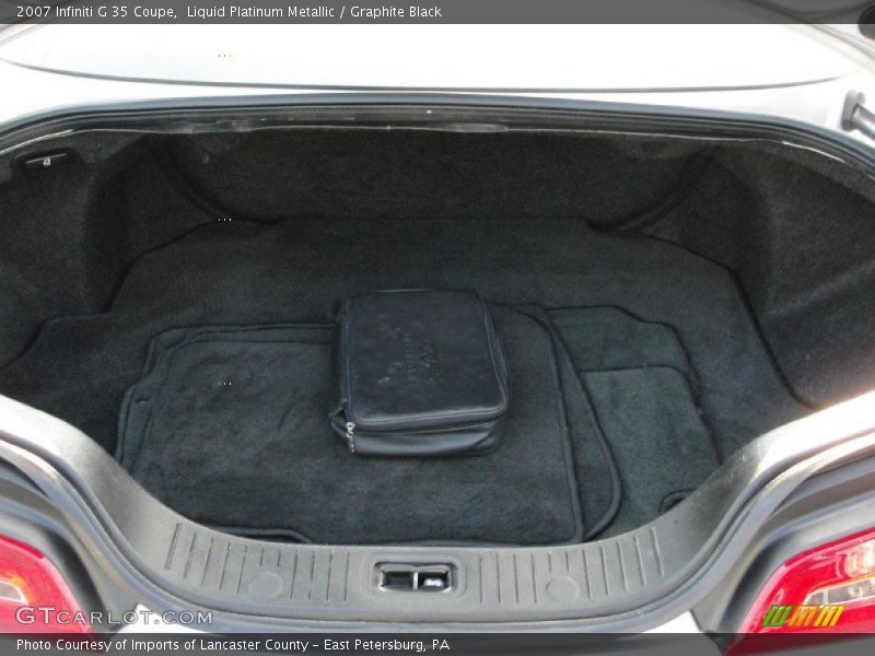 Liquid Platinum Metallic / Graphite Black 2007 Infiniti G 35 Coupe
