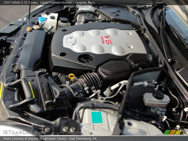 Liquid Platinum Metallic / Graphite Black 2007 Infiniti G 35 Coupe
