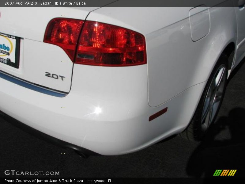 Ibis White / Beige 2007 Audi A4 2.0T Sedan