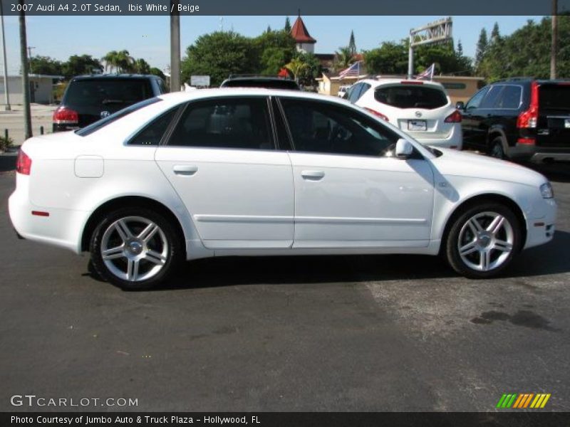 Ibis White / Beige 2007 Audi A4 2.0T Sedan