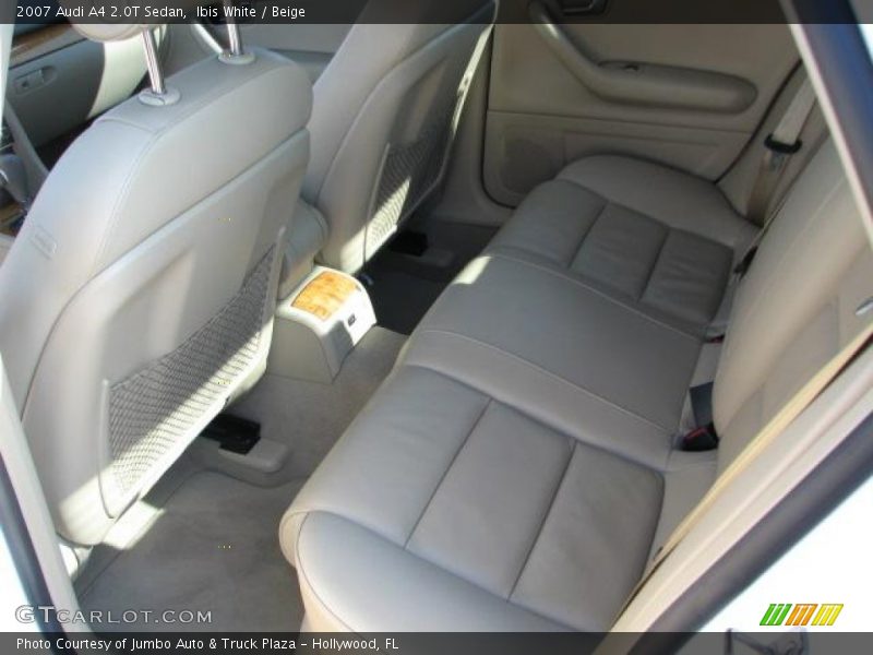 Ibis White / Beige 2007 Audi A4 2.0T Sedan