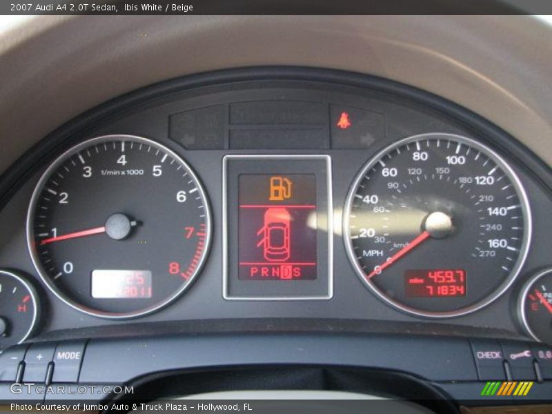Ibis White / Beige 2007 Audi A4 2.0T Sedan