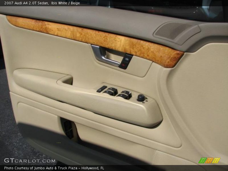 Ibis White / Beige 2007 Audi A4 2.0T Sedan