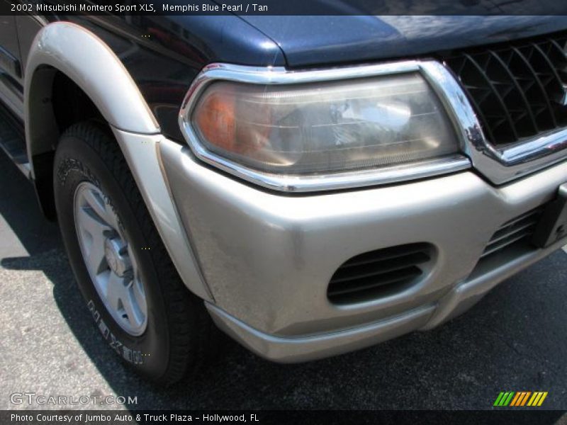 Memphis Blue Pearl / Tan 2002 Mitsubishi Montero Sport XLS
