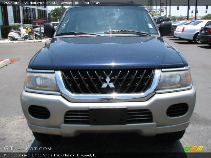 Memphis Blue Pearl / Tan 2002 Mitsubishi Montero Sport XLS