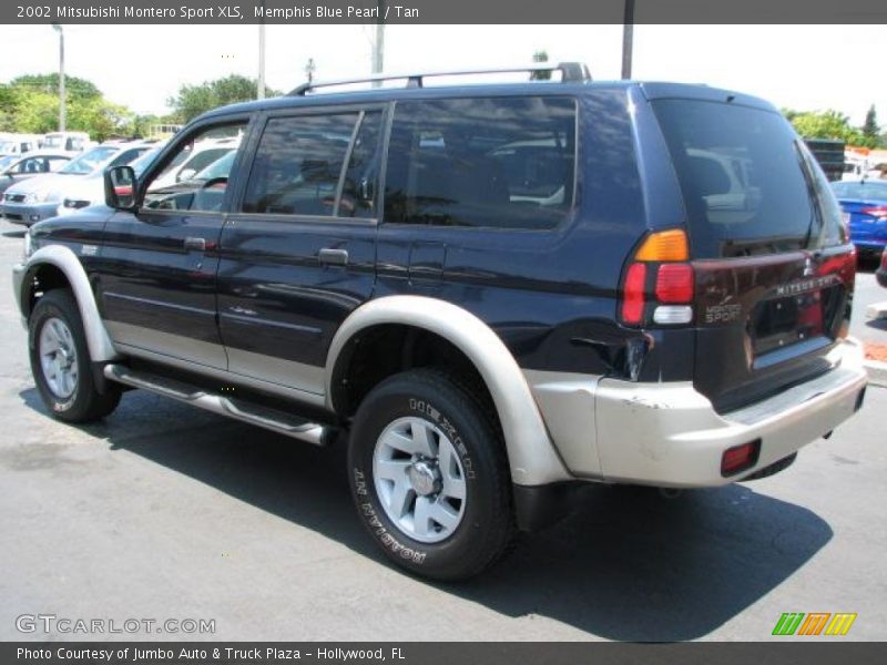 Memphis Blue Pearl / Tan 2002 Mitsubishi Montero Sport XLS