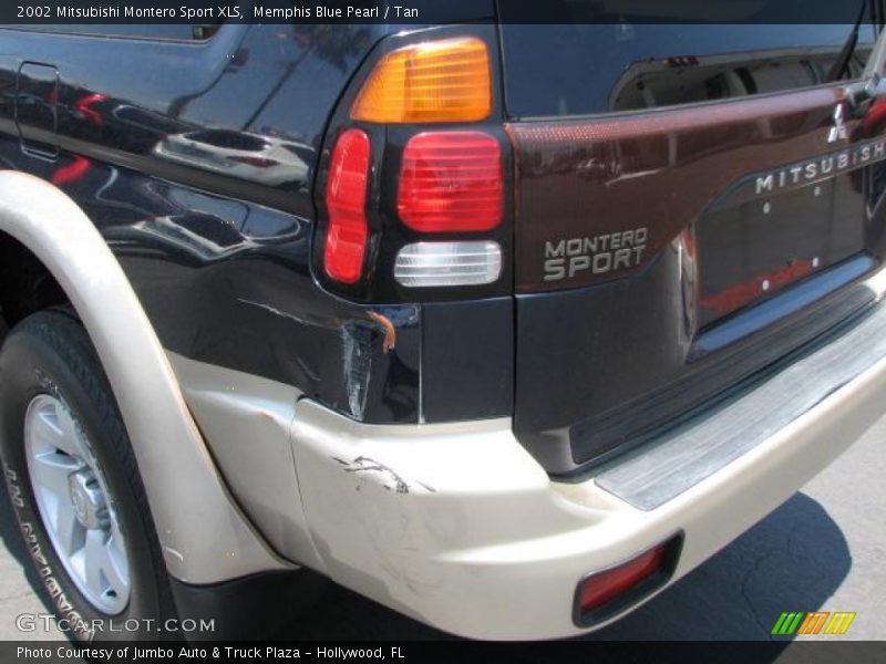 Memphis Blue Pearl / Tan 2002 Mitsubishi Montero Sport XLS